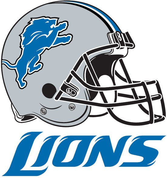 NFL Detroit Lions Unisex Detroit Lions Script Mr & Mrs Sign, Team Color, 6  x 12