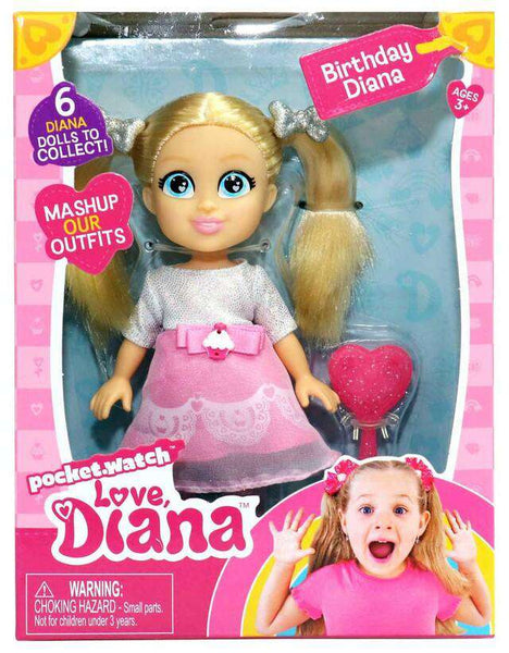 Birthday Diana Pocket Watch Love Diana Doll by Headstart YouTube ...