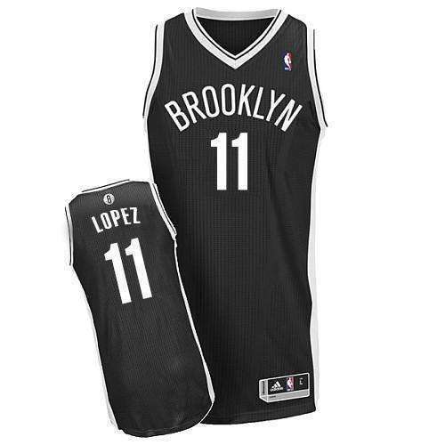 Authentic Brook Lopez Brooklyn Nets #11 Game Issued Adidas NBA Jersey